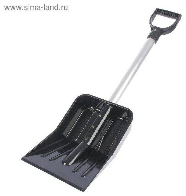 Альтернатива Лопата автомобильная из поликарбоната, ковш 345 × 260 мм, черенок 60 см
