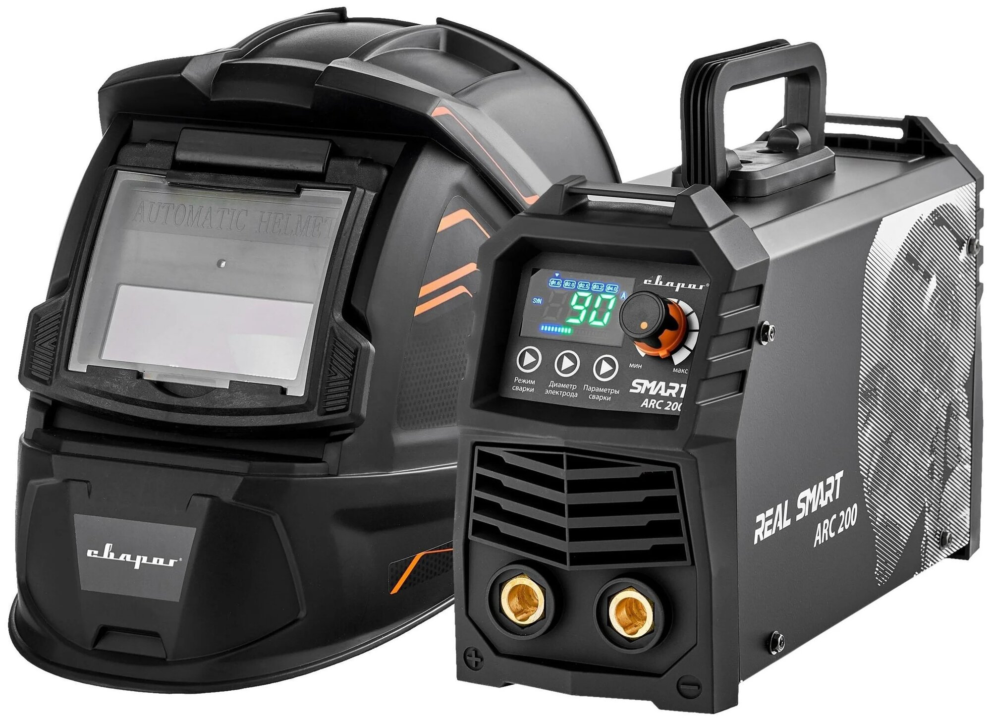 Сварочный аппарат инверторного типа Сварог REAL SMART ARC 200 Z28303 BLACK, TIG, MMA