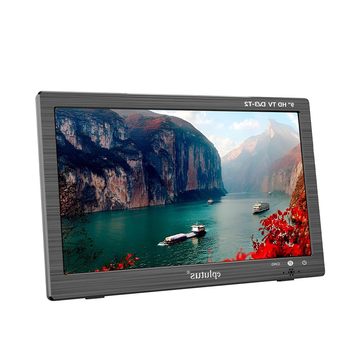 Eplutus Портативный цифровой телевизор Эплутус Мод: EP-910/TD (Y12892LET) 9" DVB-T2, черный. Разрешение экрана: 1200x800 - телевизоры маленькие. VGA, H