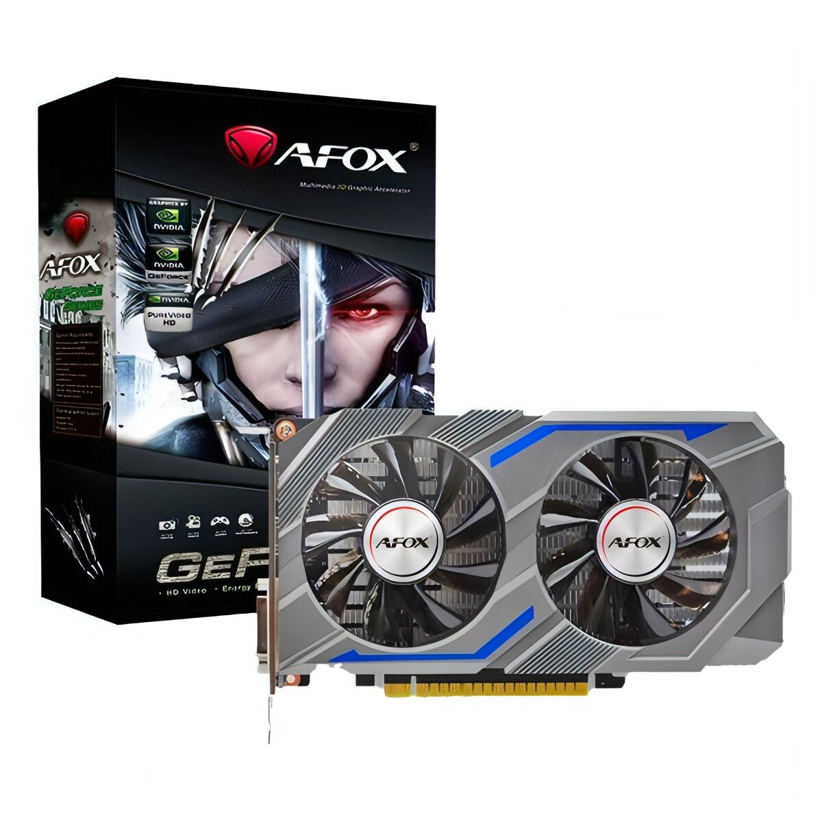 Видеокарта AFOX GTX 1650 DUAL FAN V8 4G