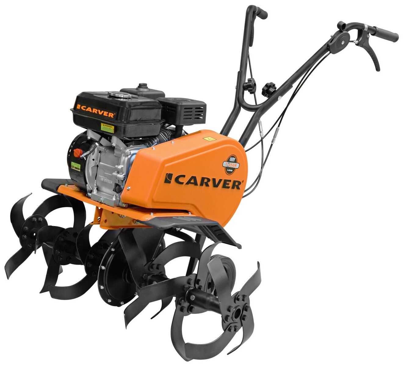 Культиватор аккумуляторный Carver T-650R (2021), 4800 Вт, без АКБ и ЗУ
