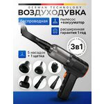 Воздуходувка портативная аккумуляторная электрическая, ветродуйка для чистки компьютера, раздув мангала, надувания шаров - Изображение 5