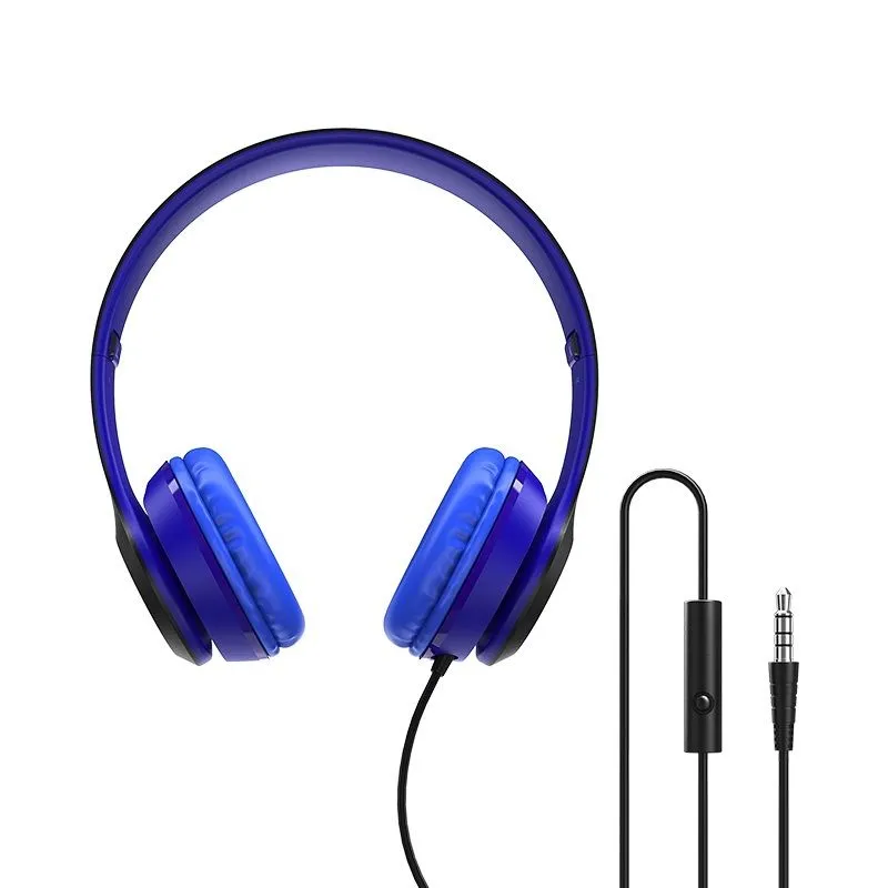 Наушники проводные гарнитура BOROFONE BO5 Star sound 3.5 мм, накладные, 1.2м черные