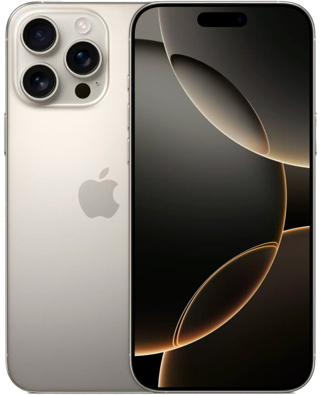 Смартфон Apple iPhone 16 Pro Max 512GB nanoSim+eSim (8 ГБ, 512 ГБ, Серый)