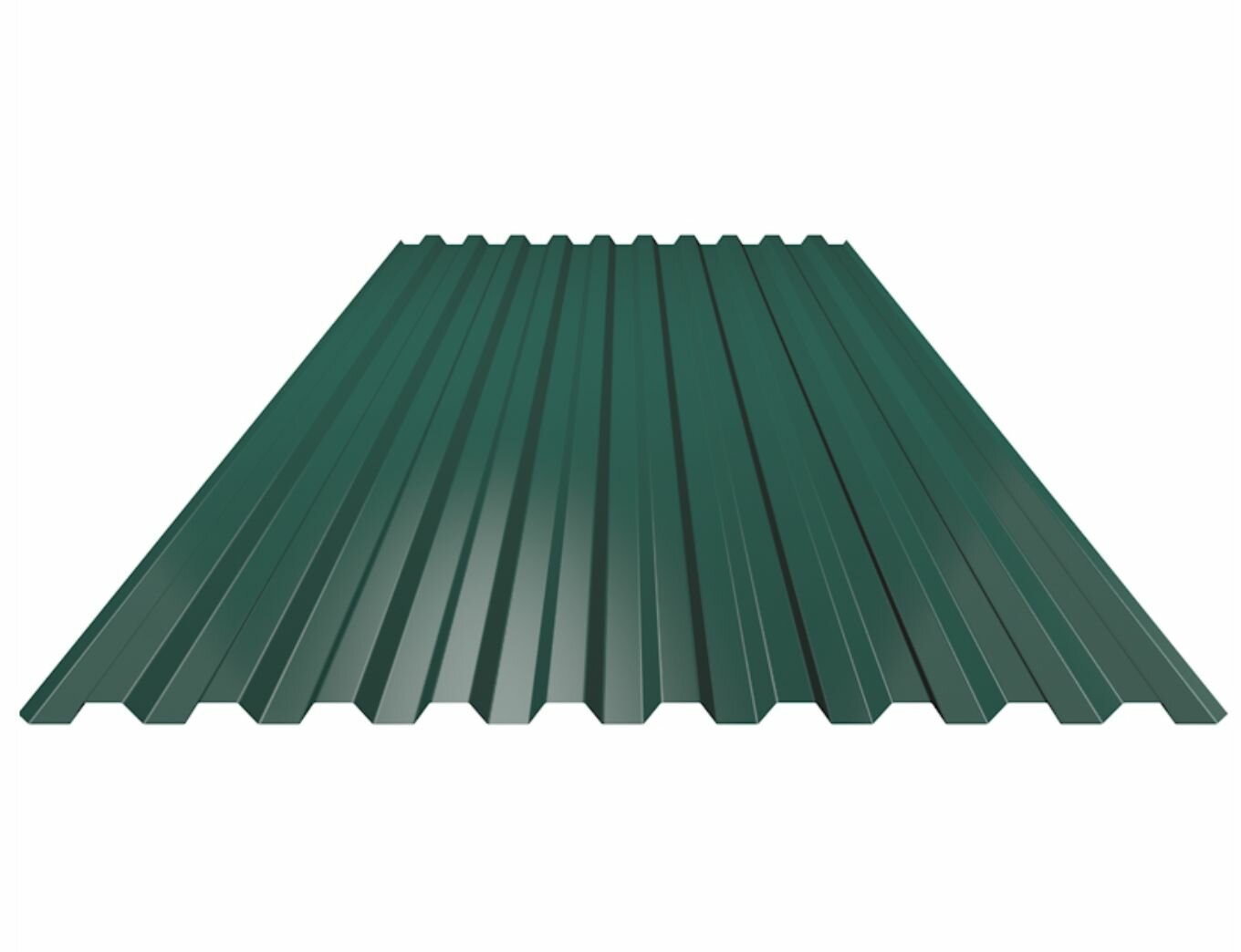 Профнастил С-21 0,45x1050x2000 мм RAL 6005 зеленый мох