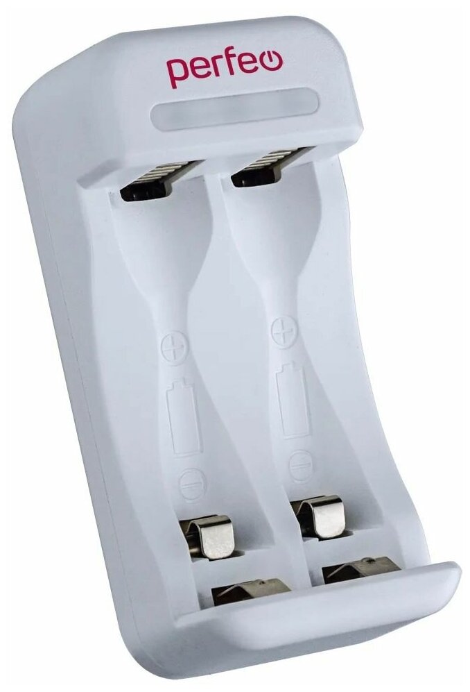 Perfeo, зарядное устройство PF-UN-210 Ni-MH/CD, 5V, 2 слота, AA/AAA
