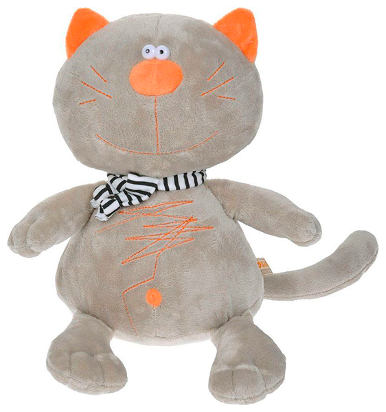 Мягкая игрушка Orange Toys Кот Батон серый