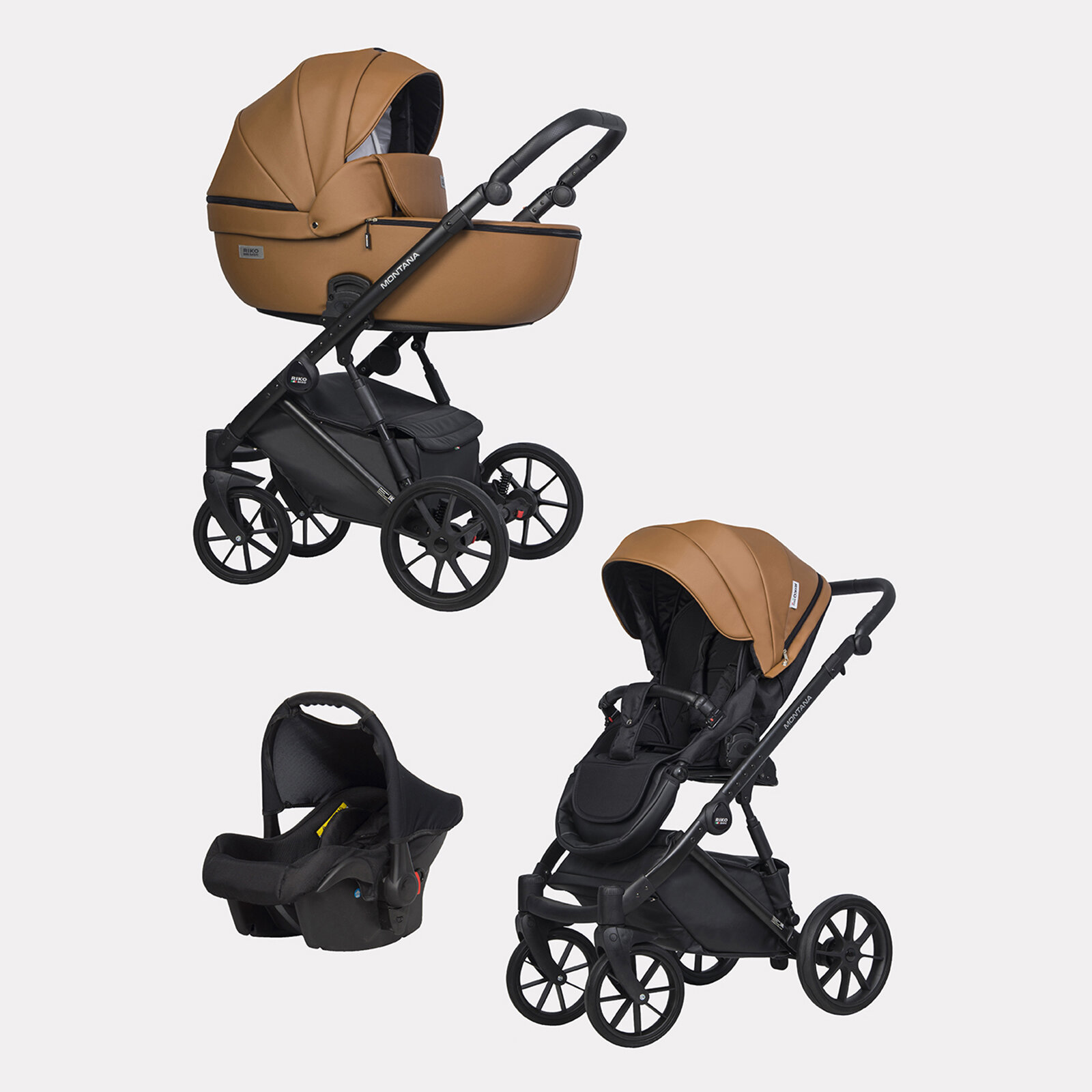 Универсальная коляска Riko Basic Montana Ecco 3 в 1