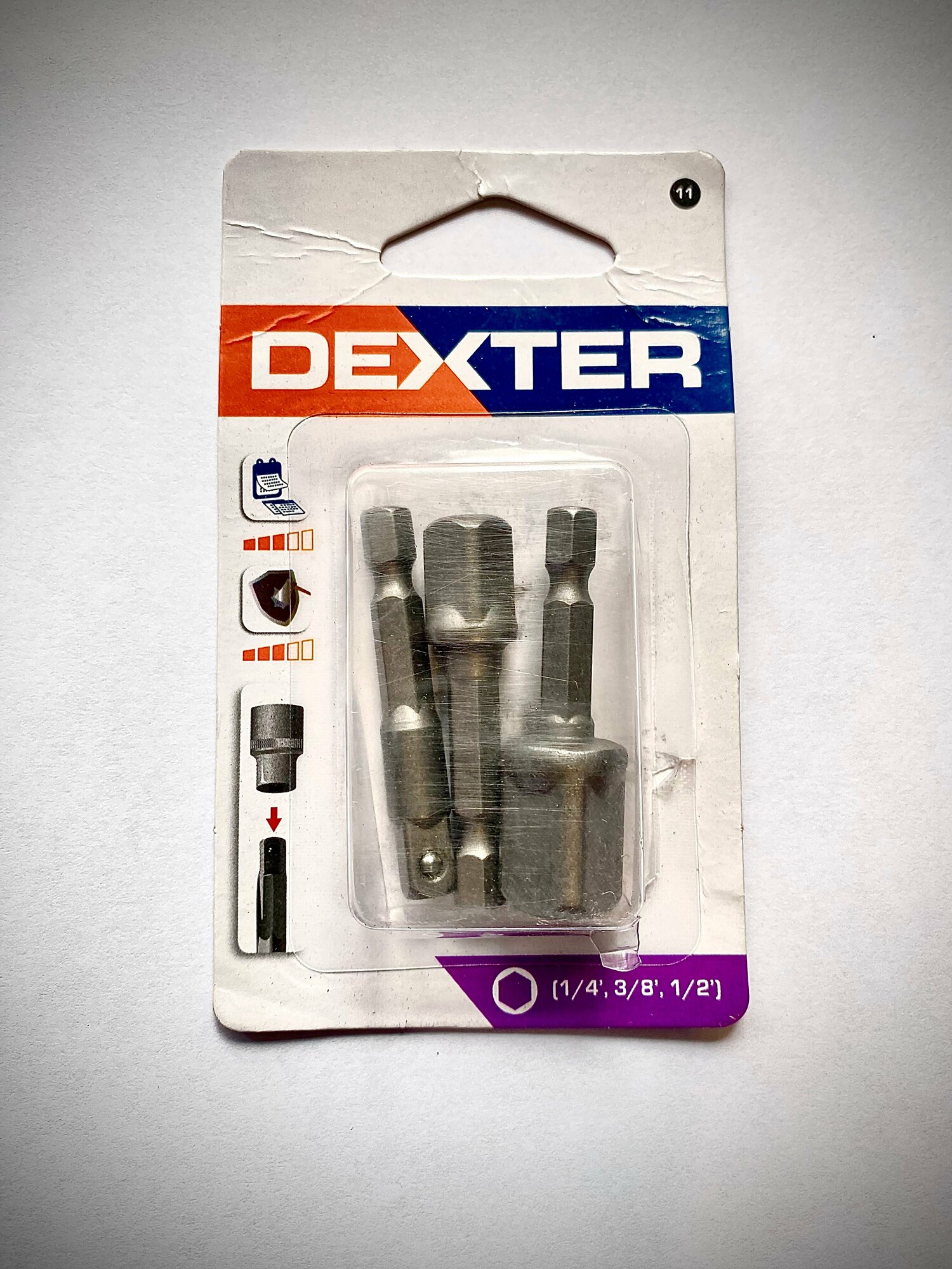 Набор переходников Dexter 3 шт.