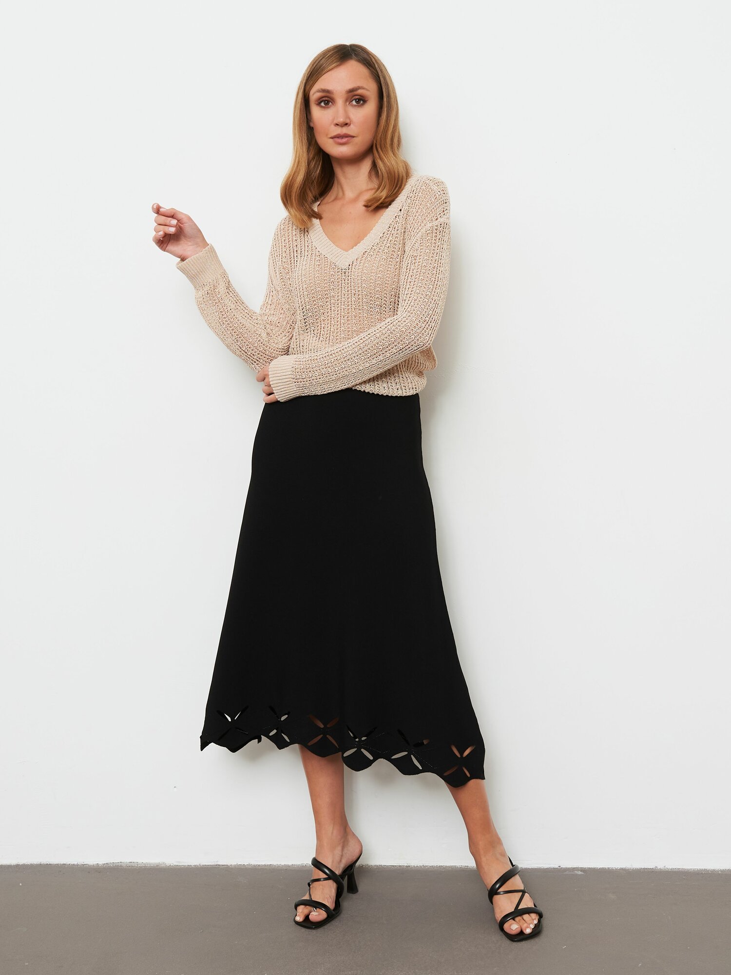 310007-35712 Юбка женская Gerry Weber классическая летняя больших размеров