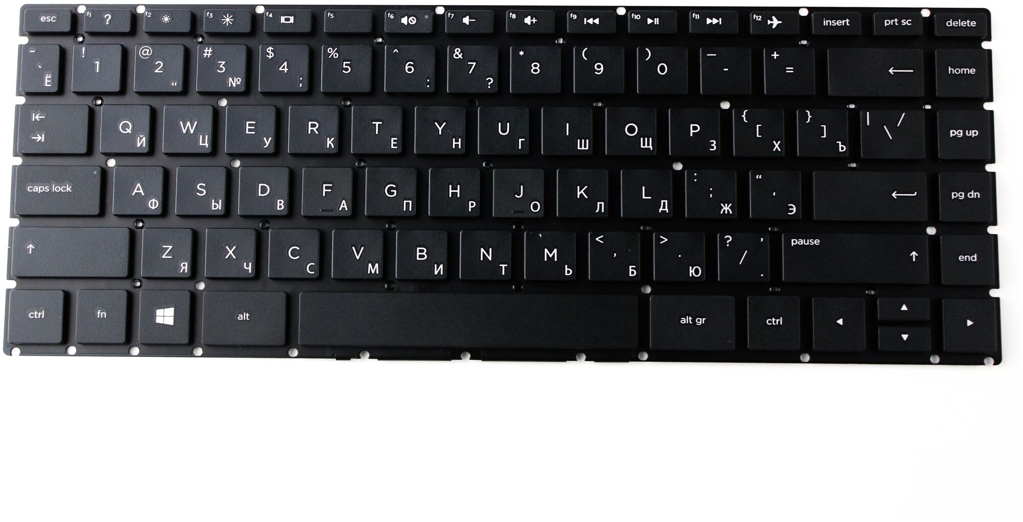 Клавиатура для HP 14m-ba Черная p/n: 924117-001