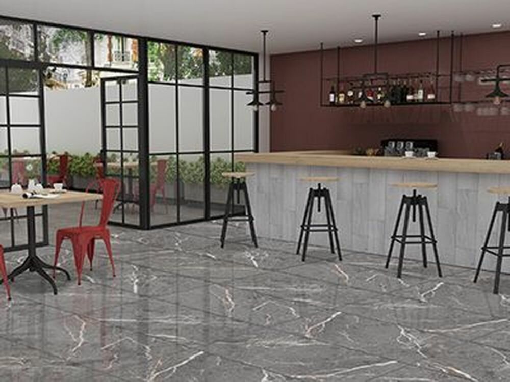 Плитка Керамогранит CONCOR Lava серый 60x120 см