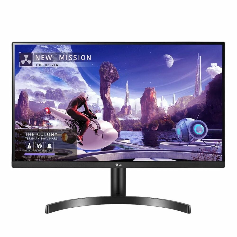 Монитор 27' LG 27QN600-B/ LG 27QN600-B 27" IPS monitor, 2560x1440, 350cd/m2, 16:9, 5мс (GtG), HDMIx2, DP, Audio out