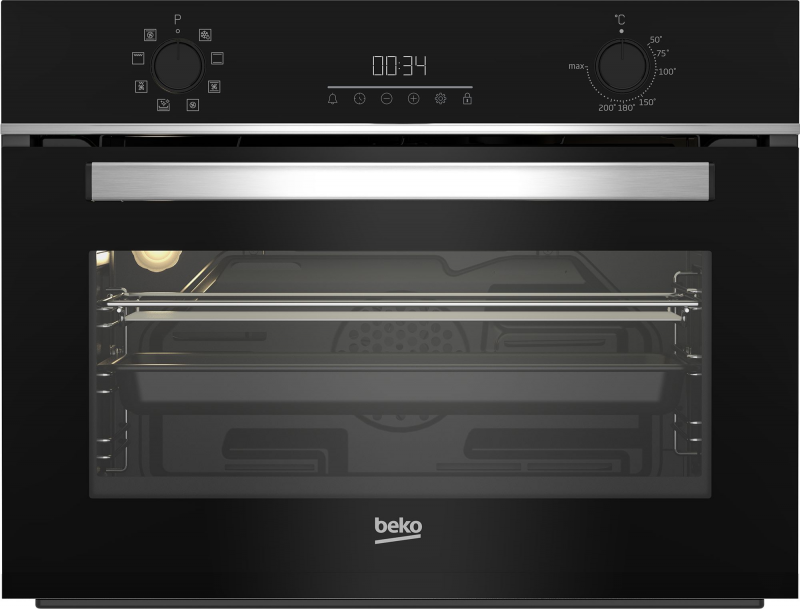 Электрический духовой шкаф Beko BBCM13300X черный/серебристый