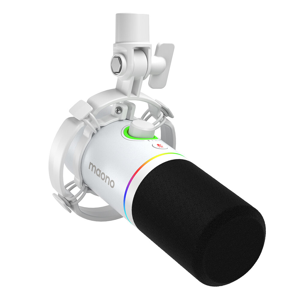 Maono PD200X (white) динамический микрофон, направленность кардиоида, 24bit/48kHz