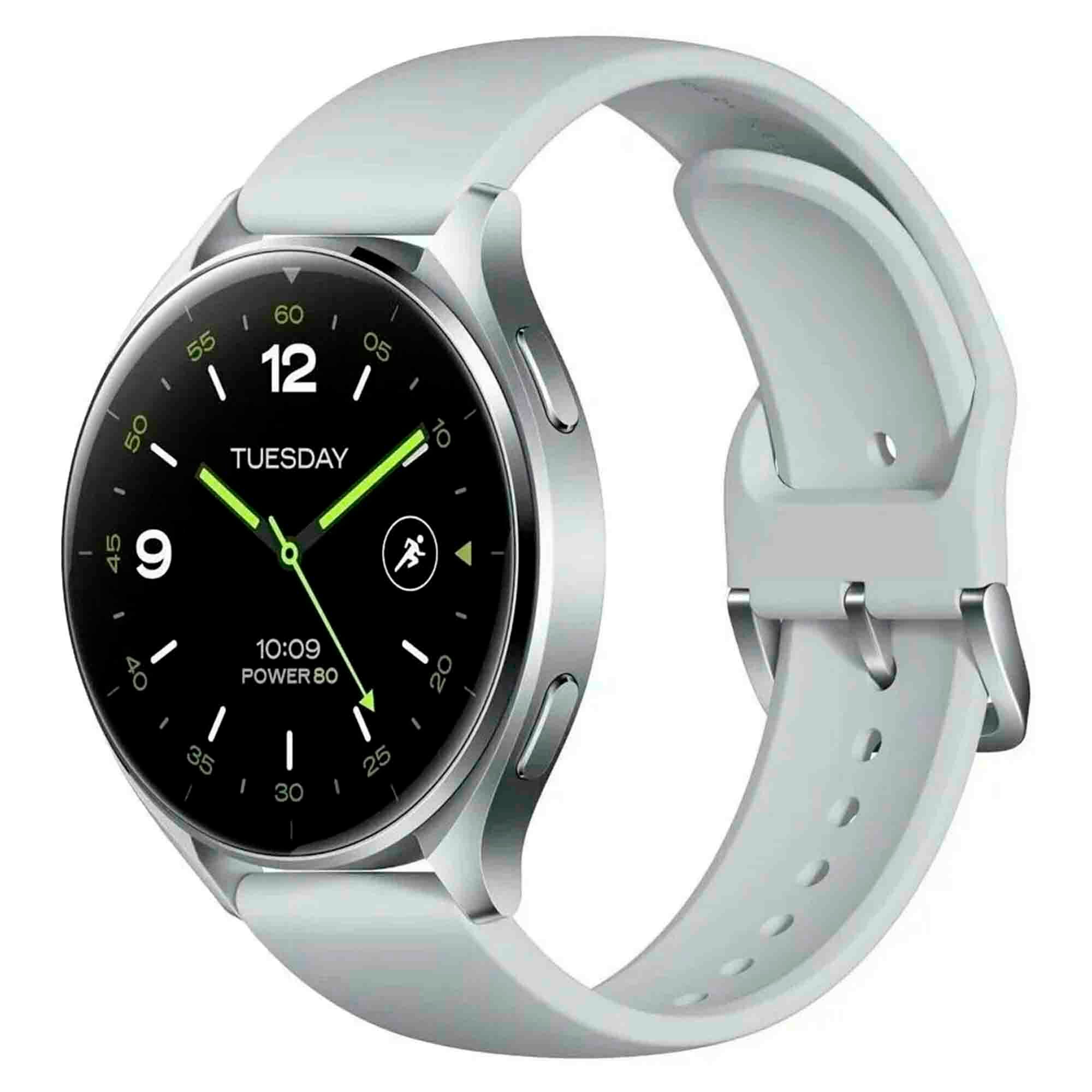 Смарт-часы Xiaomi Watch 2 Sliver Case With Gray TPU Strap (Global)