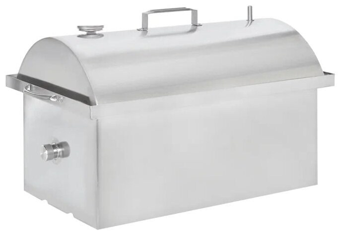 Коптильня на щепе KINGSMOKE Lux 550 со штуцером для холодного и горячего копчения, 54х35х35 см