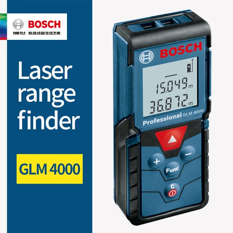 Профессиональный лазерный дальномер BOSCH, измерительная лента, лазерный дальномер, 40 м, 50 м