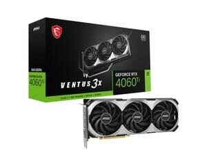 MSI Видеокарта MSI 8 Гб GDDR6 128 бит PCIE 4.0 16x GPU 1830 МГц 3xВыход HDMI 1xВыход DisplayPort RTX4060VENTUS3X8GOC