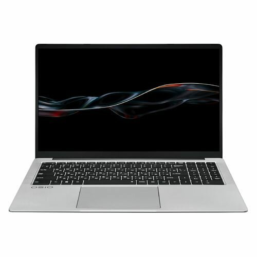 Ноутбук OSIO FocusLine F160a-003 F160A-003, 16.1", IPS, AMD Ryzen 5 5500U 2.1ГГц, 6-ядерный, 8ГБ 512ГБ SSD, AMD Radeon, без операционной системы, серый