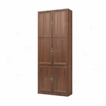 Лэнд 24 Книжный шкаф МебельЛэнд24 Альма - 2 Орех Экко 40x40x200