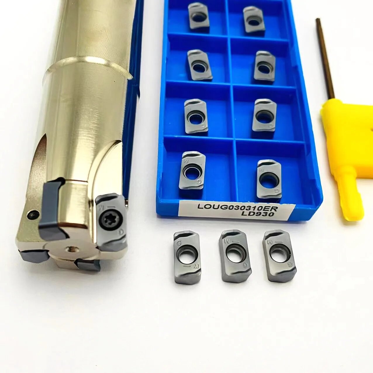 станок MFH03R MFH03 arbor C16 C20 C32 CNC, Фрезерный резак, быстрая подача, двусторонняя вставка, фрезерная вставка LOGU030310ER