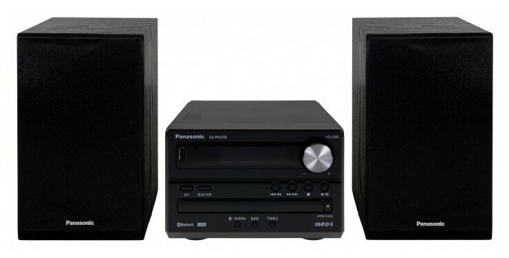Микросистема Музыкальный центр Panasonic SC-PM 250 Black