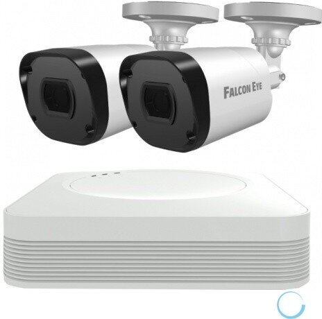 Falcon Eye FE-104MHD KIT Light SMART Комплект видеонаблюдения 4-х канальный гибридный {(AHD, TVI, CVI, IP, CVBS)