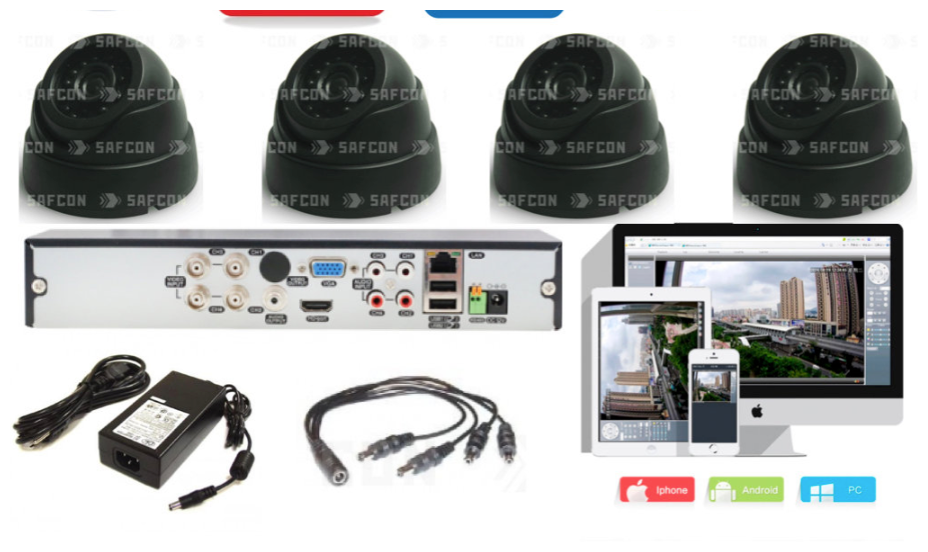 Комплект видеонаблюдения (KIT4AHD300B1080P)