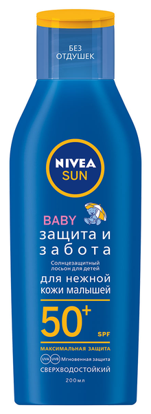 Nivea Солнцезащитный лосьон Защита и забота для детей от 3 до 36 месяцев