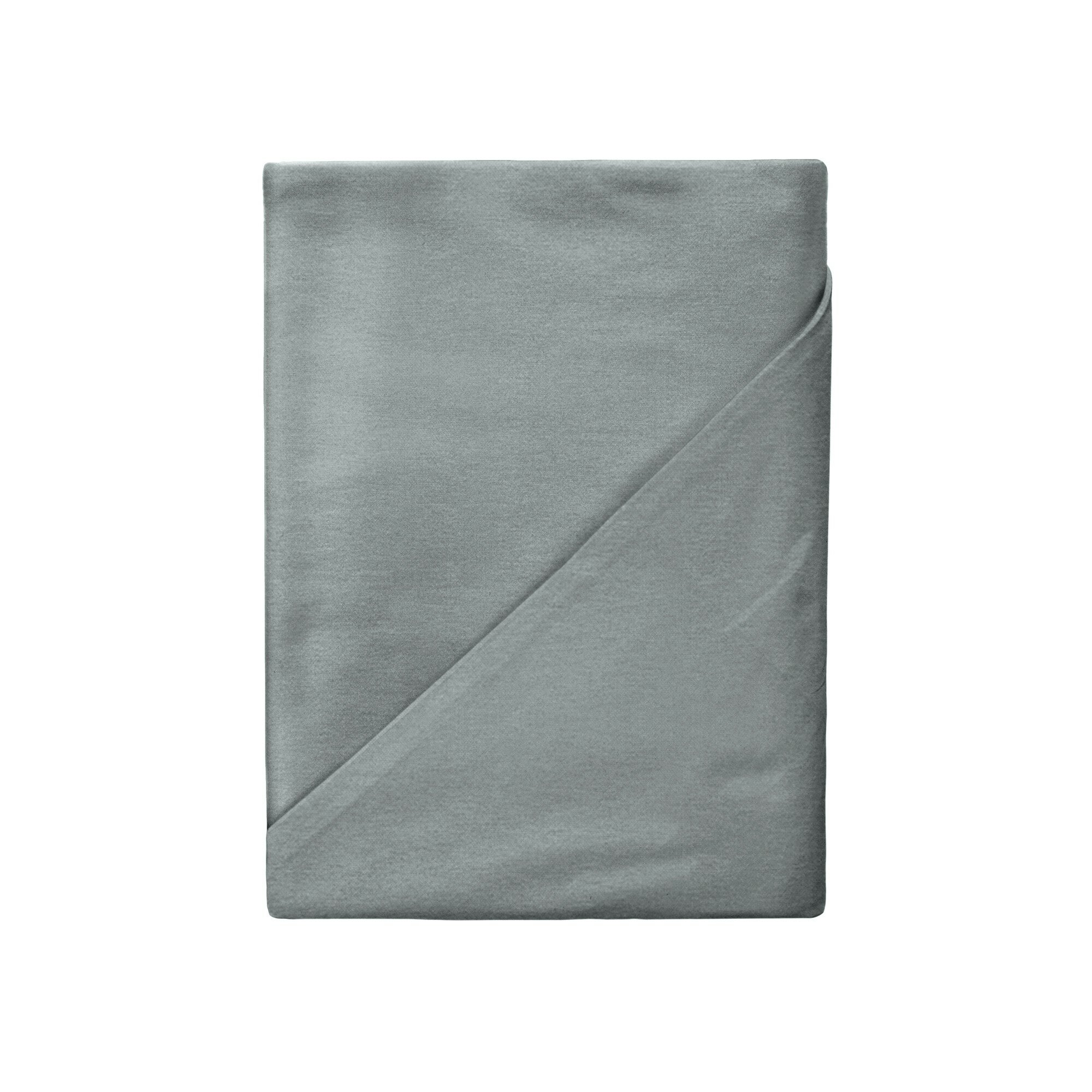 Простыня Verossa 200х220, меланж, silver, серый, серебрянный, 100% хлопок