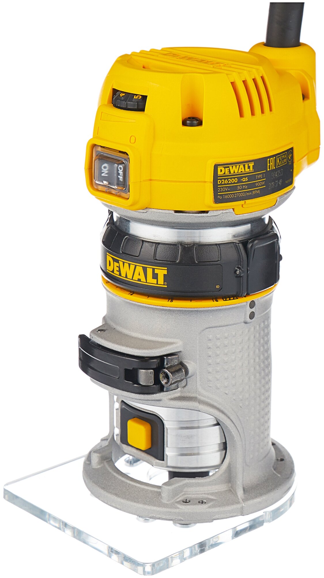 Кромочный (триммер) фрезер DeWALT D 26200, 900 Вт