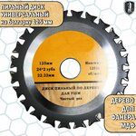 Пильный диск по дереву для циркулярной мини пилы GREENWORKS 115х9.5 мм 24T - Изображение 2
