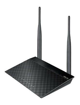 Роутер беспроводной ASUS RT-N12E N300, черный