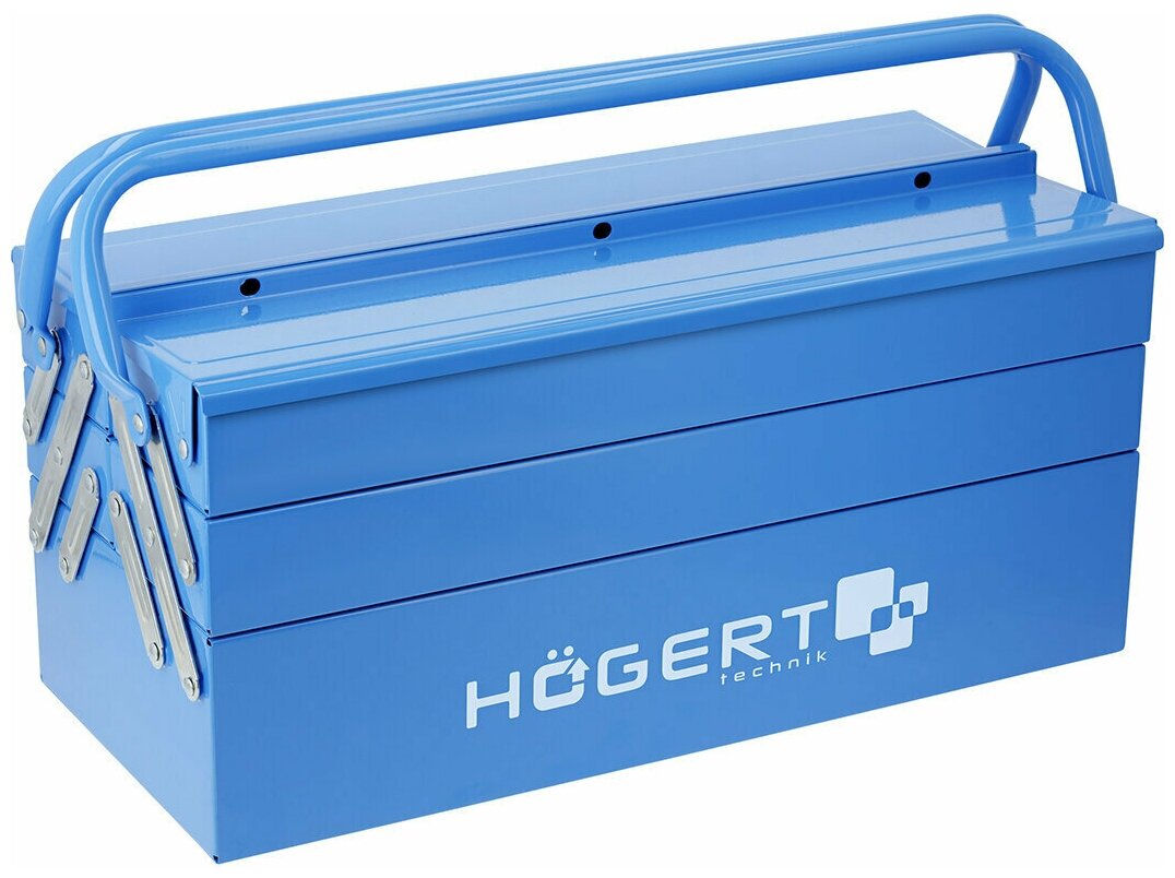 Hogert HOEGERT Ящик для инструментов металический 5 отделений 45 × 20,5 × 20 cм