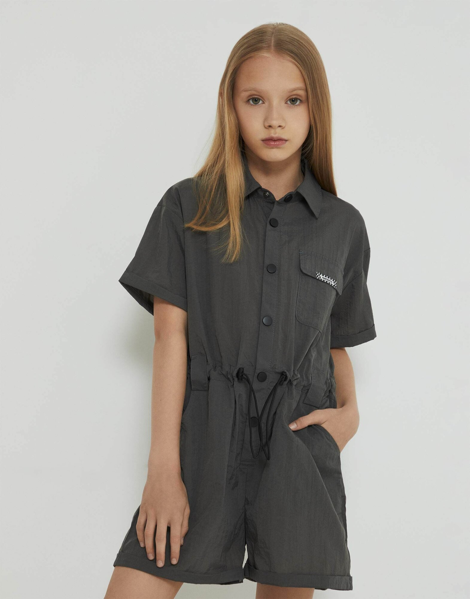 Комбинезон Gloria Jeans GDR028992 хаки для девочек 9-10л/140 (34)
