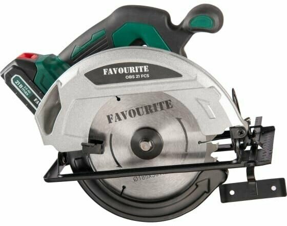 Аккумуляторная циркулярная пила FAVOURITE OBS 21 FCS; 21В, диск 185 мм, 4500 об/мин