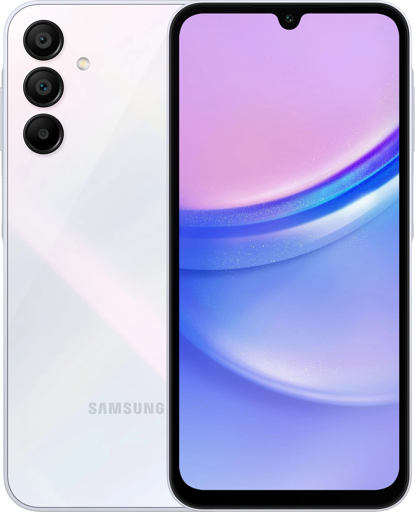 Смартфон Samsung SM-A155F Galaxy A15 128Gb 4Gb голубой моноблок 3G 4G 2Sim 6.5" 1080x2340 Android 14 50Mpix 802.11 a/b/g