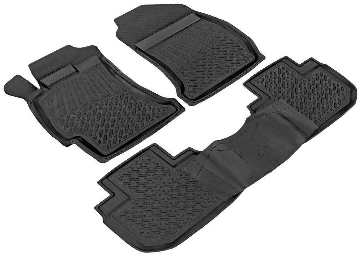 Atoll Group Коврики в салон для Subaru Forester III (2008-2012) PREMIUM, резина, с перемычкой, 5 шт.