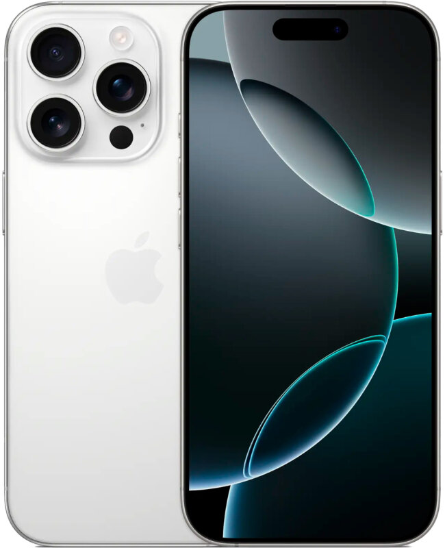 Смартфон Apple iPhone 16 Pro Max 512GB DualSim (8 ГБ, 512 ГБ, Белый)