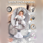 Музыкальные электрокачели Кресло Шезлонг для новорожденных - Изображение 6