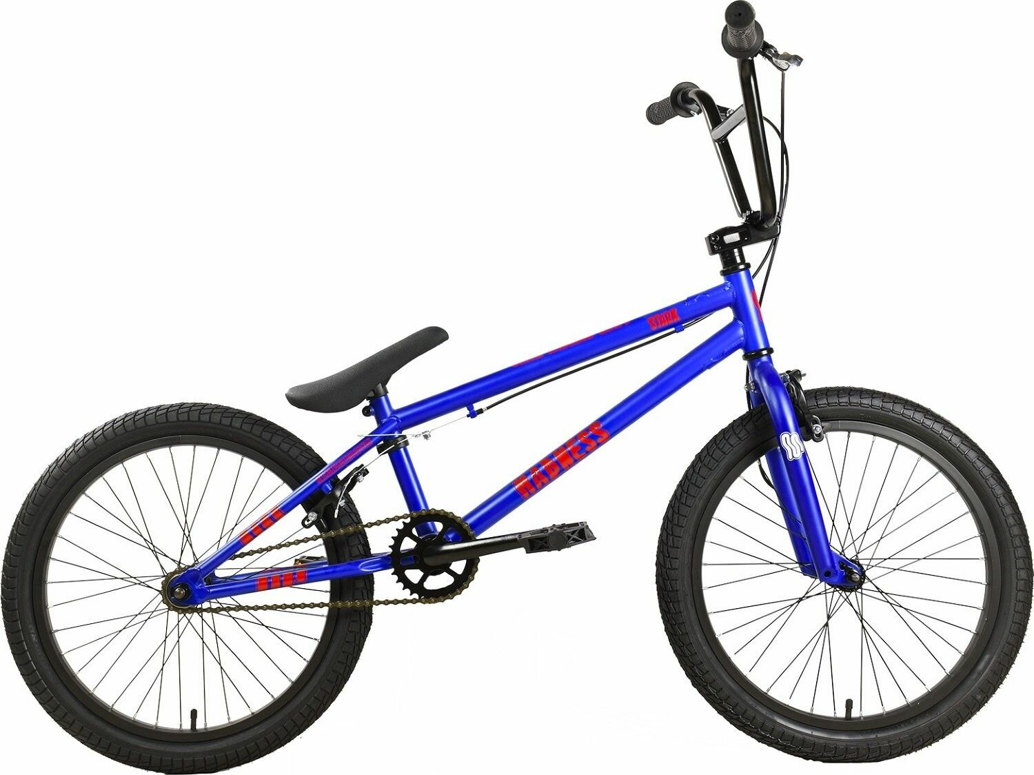 Stark Madness BMX 1 (2025) (Велосипед Stark'25 Madness BMX 1 ярко-синий/красный/черный, HQ-0014344)