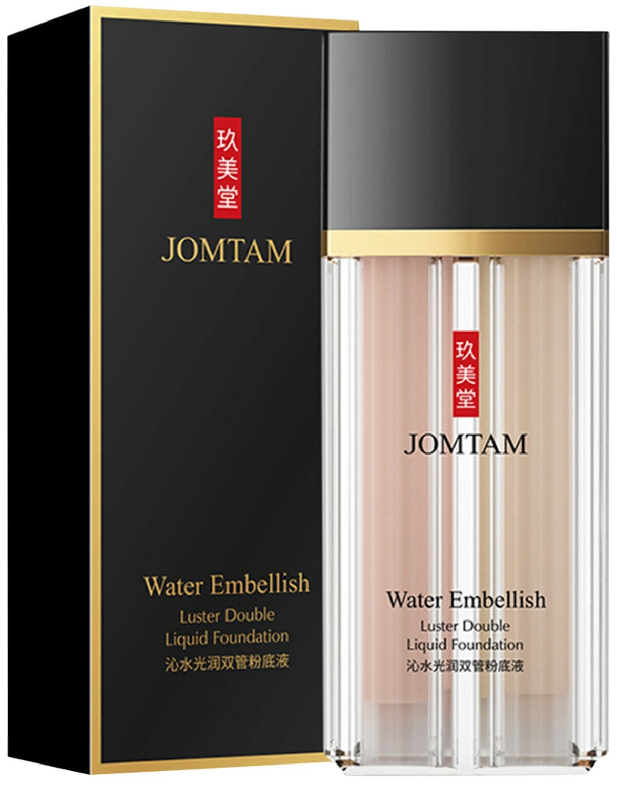Jomtam Тональный крем Water Embellish Luster Double Liquid Foundation, 35 г