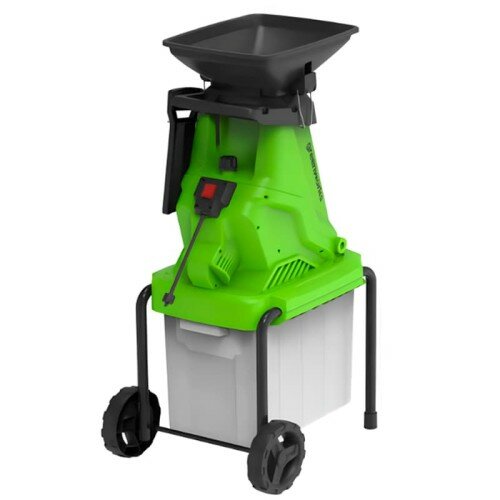Измельчитель веток электрический GREENWORKS 2 208 007 с контейнером [2208007]
