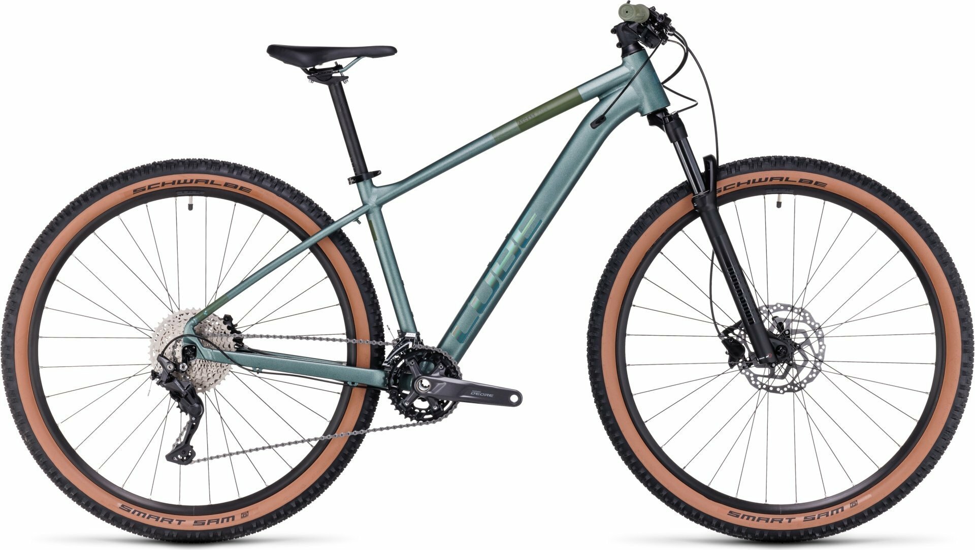 Велосипед CUBE 2023 Aim Race olive´n´black