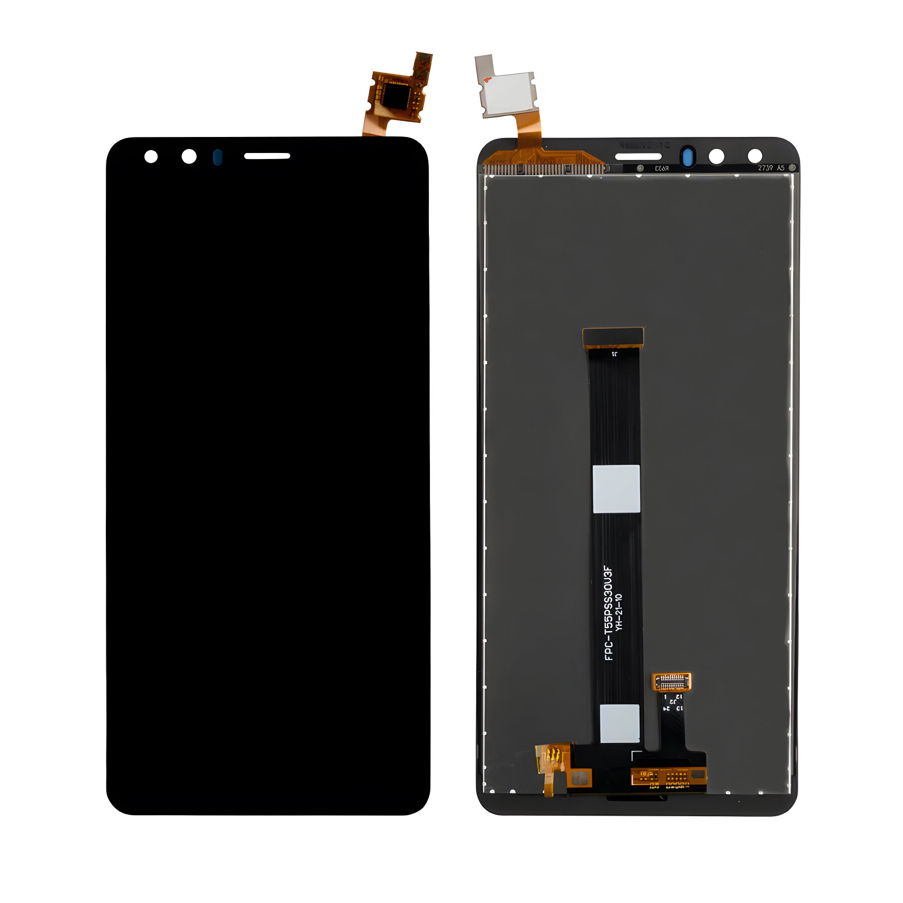 с тачскрином moba Дисплей для Nokia C01 Plus в сборе Черный