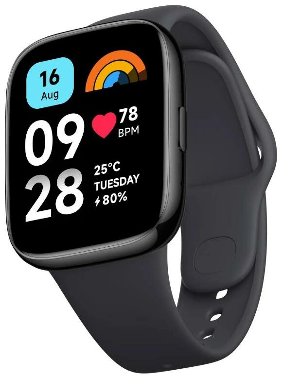 Xiaomi Фитнес-браслет REDMI WATCH 3 ACTIVE M2235W1 BLACK BHR7266GL