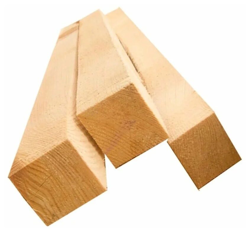 Noname Брус обрезной, гост, сосна/ель Arsenal-wood, 100 х 100 х 6000 мм