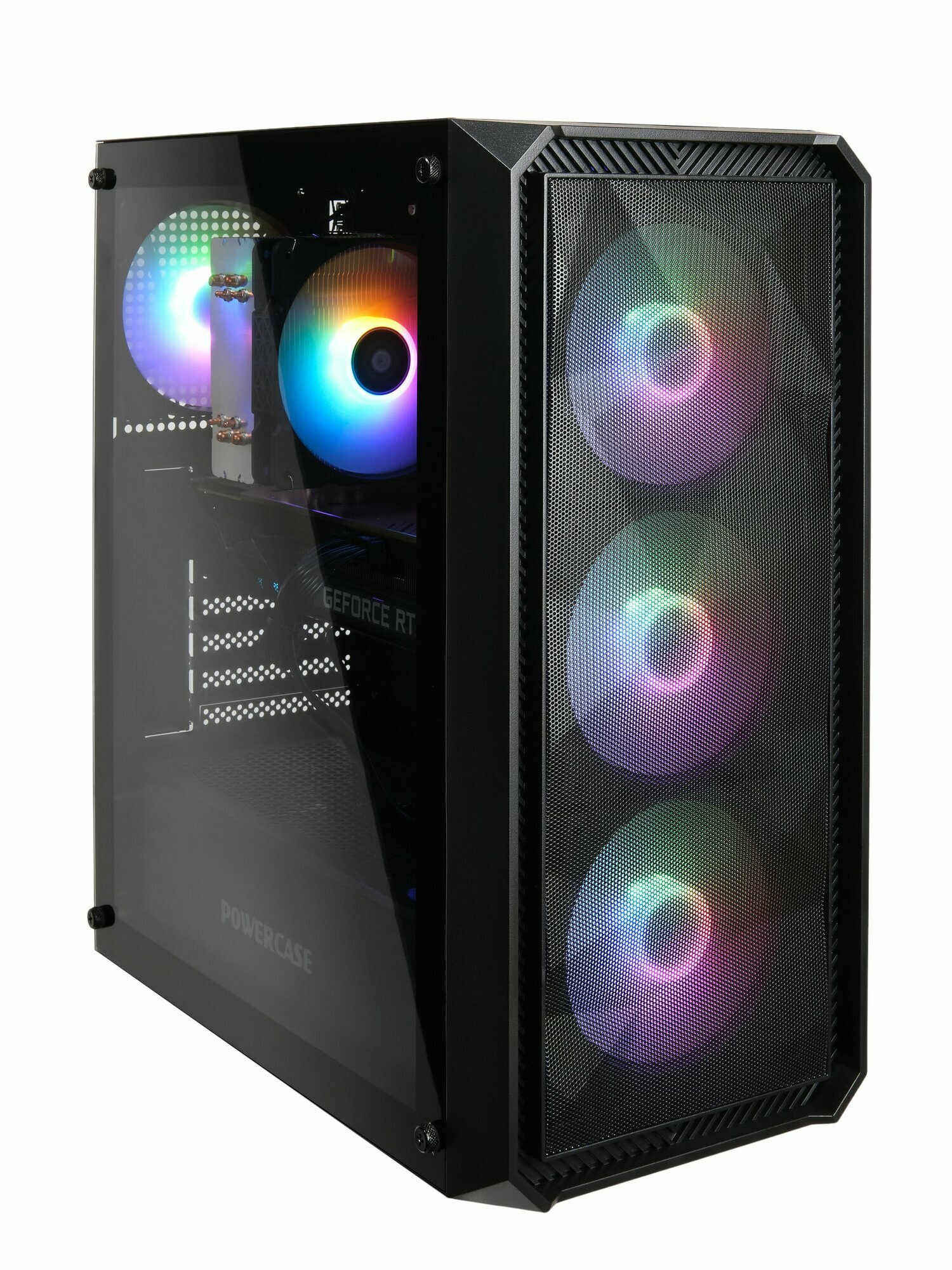 Системный блок игровой компьютер ПК (Ryzen 5 3600, RTX 4060 8ГБ, ОЗУ 16ГБ, SSD 1 ТB, B450, 600W)