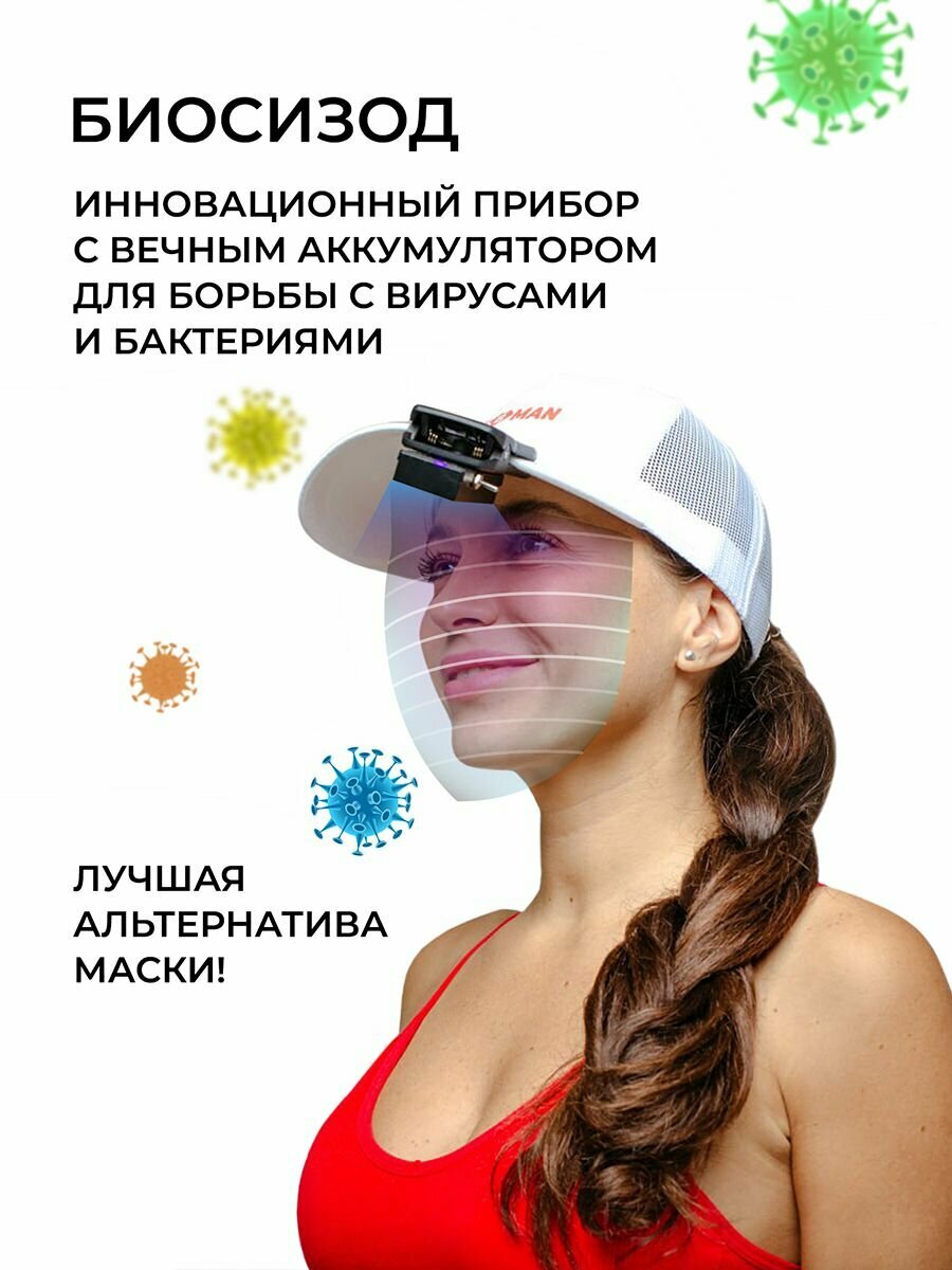 Biotropika Очиститель воздуха Биосизод. Защита от аллергенов, вирусов, бактерий. Аэромаска защитная